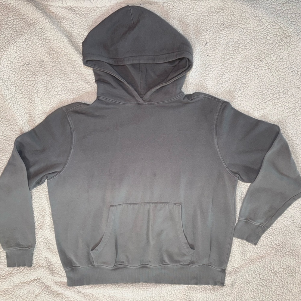 Men's Gray Hoodie Sweater